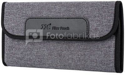 JJC FP K4L Grey Filter Pouch holds 4 filters up to 82mm