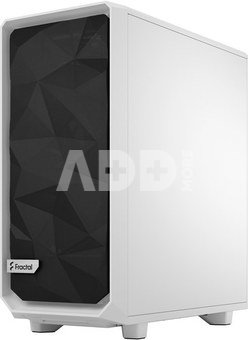 Fractal Design Meshify 2 Compact Lite White TG Clear, Mid-Tower, Power supply included No