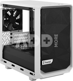 Fractal Design Meshify 2 Nano White TG clear tint, ITX, Power supply included No