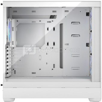 Fractal Design Pop XL Air RGB White TG Clear Tint, E-ATX up to 280 mm, ATX , mATX, Mini ITX, Power supply included No