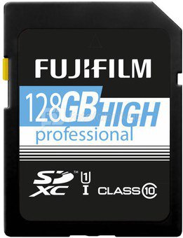 Fujifilm 128GB SDXC Card UHS-I High Professional Class 10 UHS-I