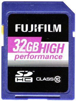 Fujifilm 32GB SDHC Card High Performance Class 10