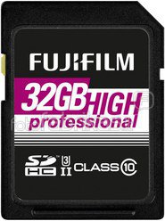 Fujifilm 32GB SDHC Card UHS-II High Professional Class 10