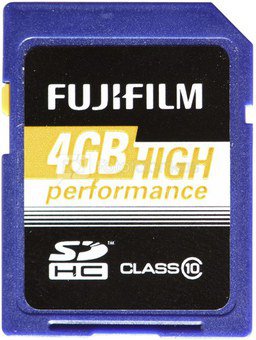 Fujifilm 4GB SDHC Card High Performance Class 10