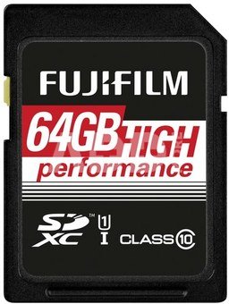 Fujifilm 64GB SDXC SDXC Card High Performance Class 10 UHS I