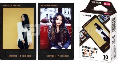 Fujifilm Fotoplokštelės Instax MINI CONTACT SHEET 10vnt.