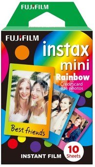 Fotoplokštelės INSTAX MINI RAINBOW 10vnt