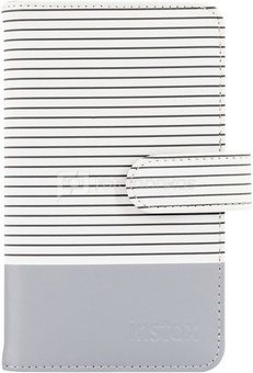 Fujifilm Instax album Striped 108, smokey white