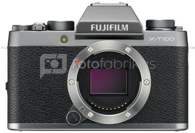Fujifilm X-T100 (Tamsi sidabro)