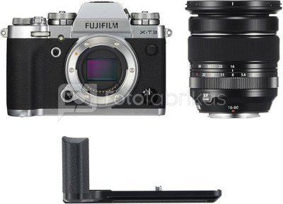 Sisteminis fotoaparatas Fujifilm X-T3 + XF16-80 sidabrinis