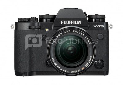 Fujifilm X-T3 + XF18-55 (juodas)