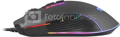 Fury Gaming Mouse Fury Scrapper Wired, 500-6400 DPI, Black