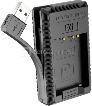 Nitecore FX1 Compacte Dubbel Lader voor Fujifilm NP FW126 (S) + USB