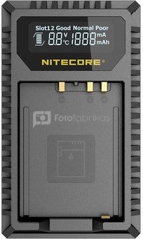Nitecore FX1 Compacte Dubbel Lader voor Fujifilm NP FW126 (S) + USB