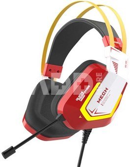 Gaming headphones Dareu EH732 USB RGB (red)