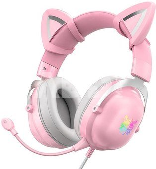 Gaming headphones ONIKUMA X11 Pink