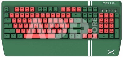 Gaming Keyboard Delux KM17DB (green&red)