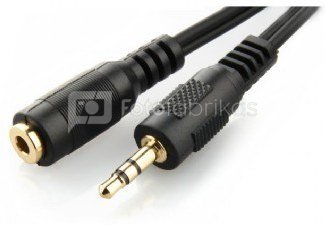 Gembird CCA-421S-5M 3.5 mm stereo audio extension cable, 5 m Cablexpert