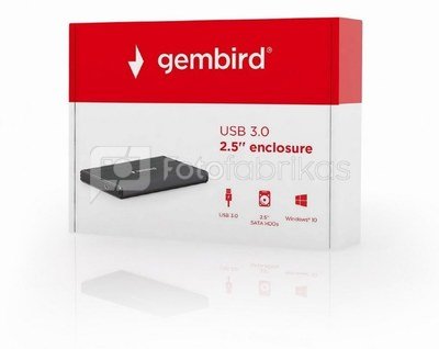 Gembird Housing for disks 2.5 USB3.0 / black