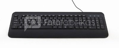 Gembird Multimedia Keyboard KB-UML-03  Wired, US, Black