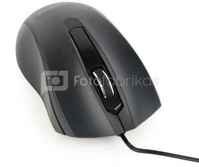 Gembird Optical Mouse MUS-3B-01 USB, Black