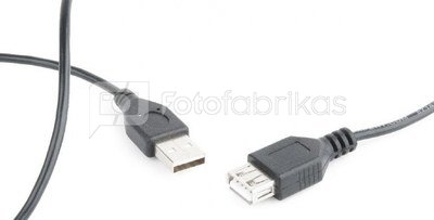 Gembird USB 2.0 extension cable AM-AFI 0.75m black