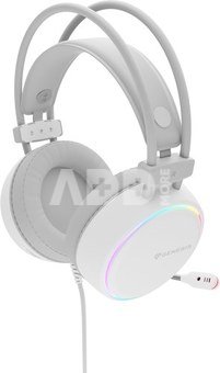 GENESIS Neon 613 Gaming Headset, On-Ear, Wired, Microphone, White Genesis