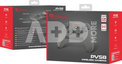 GENESIS PV58 Gamepad for PS3/PC, Black, Wireless