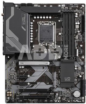 Gigabyte Z790 UD AX 1.0 M/B Processor family Intel, Processor socket LGA1700, DDR4 DIMM, Memory slots 4, Supported hard disk drive interfaces  SATA, M.2, Number of SATA connectors 6, Chipset Intel Z790 Express, ATX