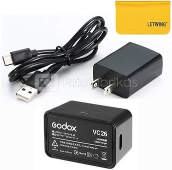 Godox VC26 USB Charger for V1