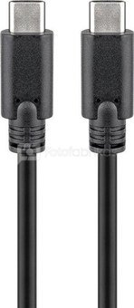 Goobay 38873 USB-C cable (USB 3.2 generation 2x2, 5A) Black
