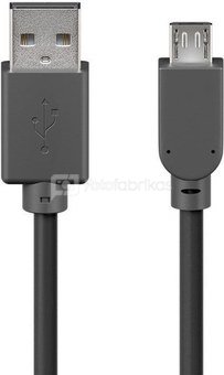 Goobay 93920 USB 2.0 Hi-Speed cable 3 m, Black