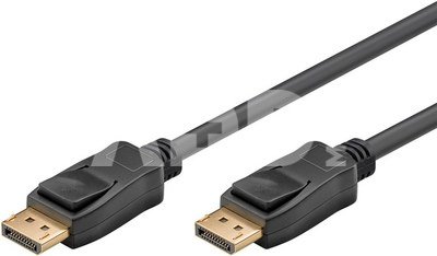 Goobay 64799 DisplayPort to DisplayPort Connector Cable, 3m, Black