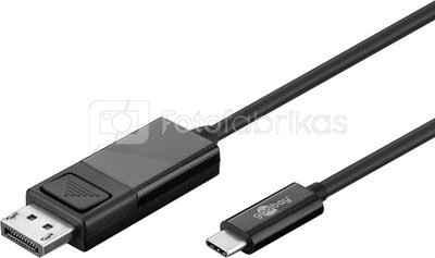 Goobay USB-C- DisplayPort adapter cable (4k 60 Hz) 79295 USB-C male, DisplayPort male, 1.2 m
