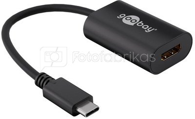 Goobay 38532 USB-C to HDMI adapter, Black