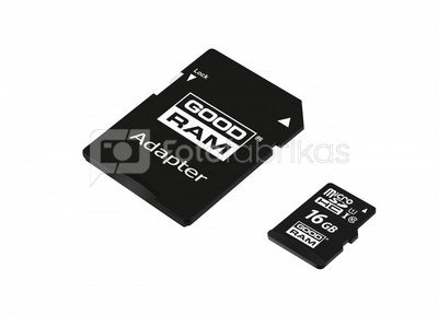 GOODRAM microSDHC 16GB Class 10 UHS-I + adapter