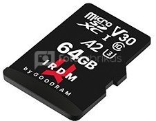 GOODRAM IRDM microSDXC 64GB V30 UHS-I U3 + adapter