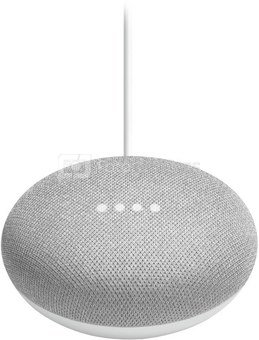 Google Home Mini smart speaker, chalk