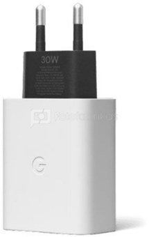 Google power adapter USB-C 30W, valge