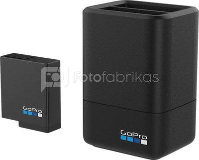 GoPro Dual Battery Charger + Battery (HERO5 Black/HERO6 HERO7)