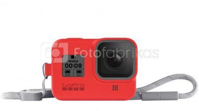 GoPro Sleeve + Lanyard (HERO8) firecracker red