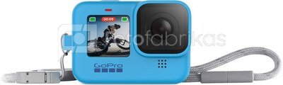 GoPro sleeve + lanyard Hero9 Black, blue