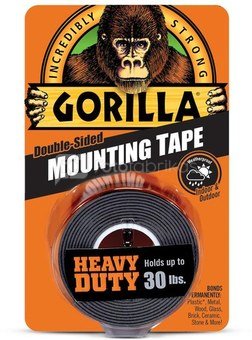 Gorilla tape Mounting Black 1.5m