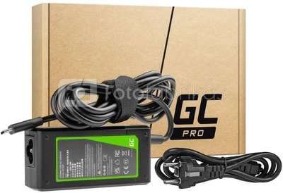 Green Cell Charger, AC adapter USB-C 45W 5/9/12/15/20V