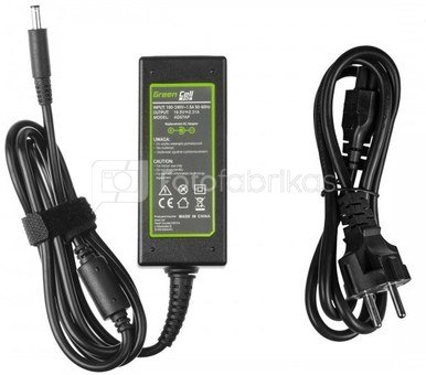 Green Cell Charger PRO 19.5V 2.31A 4.5-3.0mm 45W for Dell XPS 13