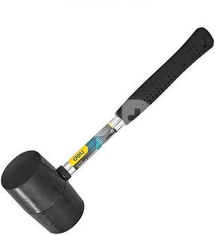 Gumové kladivo Deli Tools EDL5616, 0,5 kg (černé)