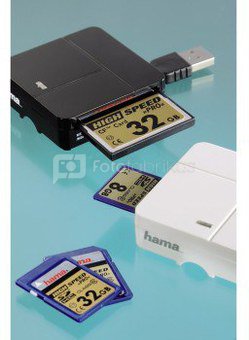Hama USB 2.0 Multi Card Reader Basic SD/microSD/CFMS/xD black