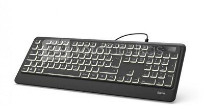 Hama Illuminated keyboard Hama KC-550 black