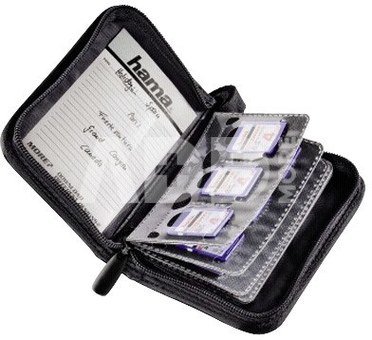 Hama Memory Card Wallet 18 SD black 95983
