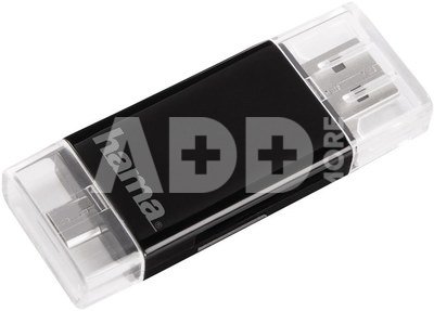 Hama USB 2.0 / OTG Card Reader for Smartphone / Tablet SD/micro